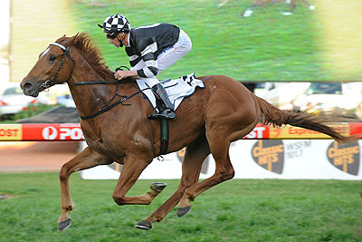 BHUTANE DANE (DANEHILL DANCER-JOLEUR) winning the Listed HERITAGE STAKES